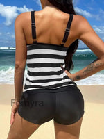 Women’s Vintage Print Vacation Swimwear