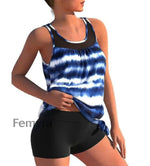 Women’s Vintage Print Vacation Swimwear