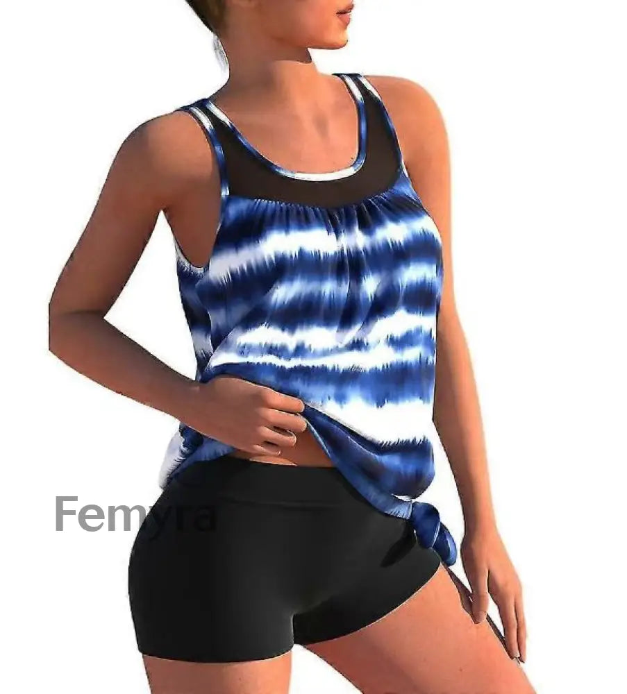 Women’s Vintage Print Vacation Swimwear