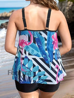 Women’s Vintage Print Vacation Swimwear