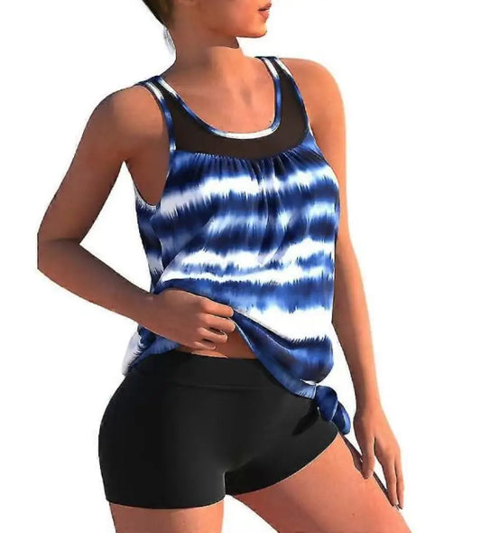 Women’s Vintage Print Vacation Swimwear