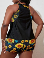 Women’s Vintage Print Vacation Swimwear