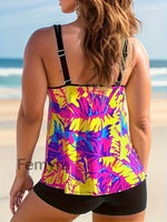 Women’s Vintage Print Vacation Swimwear