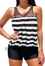 Women’s Vintage Print Vacation Swimwear A / XL