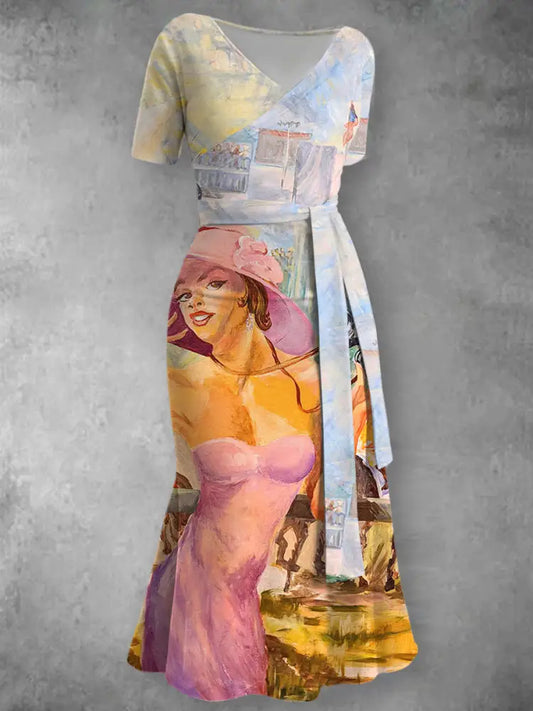 Women’s Watch Derby Women’s Printed Dress As picture / S